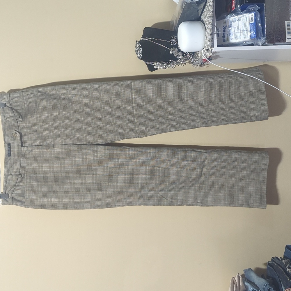 Axcess  stretch plaid pants size 12